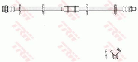 Brake Hose PHB273 - TRW