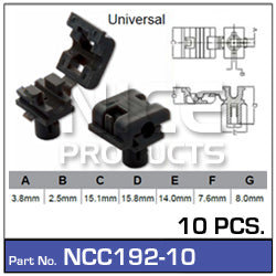 Door Clip Pkt 10 NCC192-10 - Nice Products | Universal Auto Spares