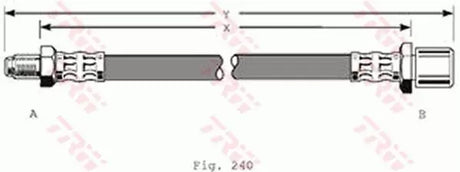 Brake Hose PHB374 - TRW