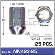 Wheel Nuts 25pcs Tapered NN423-25 - Nice Products | Universal Auto Spares