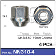 Wheel Nuts pk4 NN310-4 - Nice Products | Universal Auto Spares