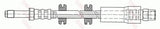 Brake Hose PHB446 - TRW