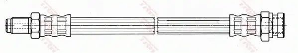 Brake Hose PHB454 - TRW