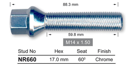 One Piece Stud NR660 - Nice Products | Universal Auto Spares