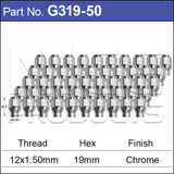 Chrome Nuts pk50 G319-50 - Nice Products | Universal Auto Spares