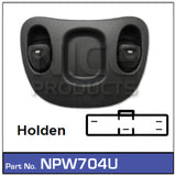 Power Window Switch NPW704U - Nice Products | Universal Auto Spares