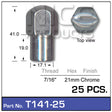 Chrome Nuts pk25 T141-25 - Nice Products | Universal Auto Spares