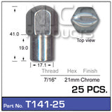 Chrome Nuts pk25 T141-25 - Nice Products | Universal Auto Spares