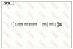 Brake Hose PHB781 - TRW