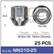 Wheel Nuts pk25 NN310-25 - Nice Products | Universal Auto Spares