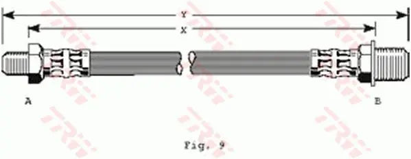Brake Hose PHC149 - TRW