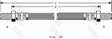 Brake Hose PHC154:009 - TRW