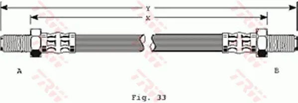 Brake Hose PHC154:009 - TRW