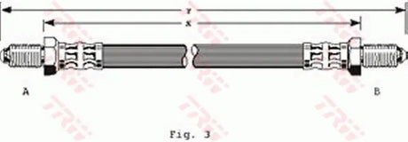 Brake Hose PHC164 - TRW