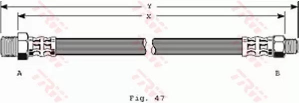 Brake Hose PHC173 - TRW