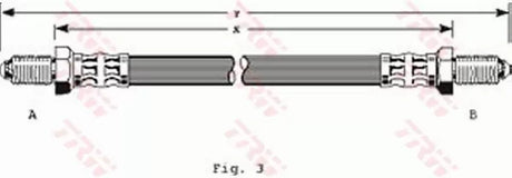 Brake Hose PHC201 - TRW