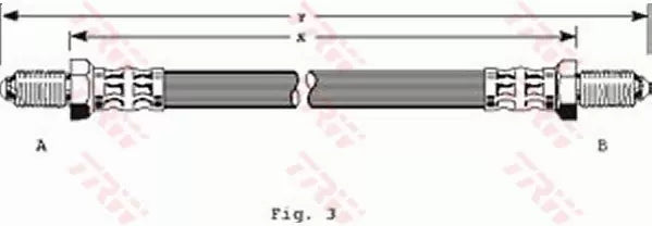 Brake Hose PHC201 - TRW