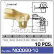 Door Clip Pkt 10 NCC080-10 - Nice Products | Universal Auto Spares