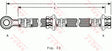 Brake Hose PHD112 - TRW