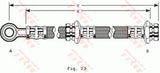 Brake Hose PHD112 - TRW