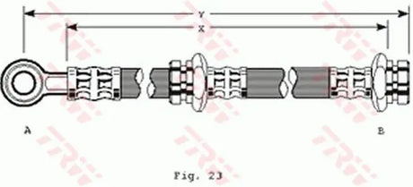 Brake Hose PHD112 - TRW