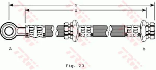 Brake Hose PHD112 - TRW