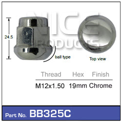 Wheel Nut BB325C - Nice Products | Universal Auto Spares