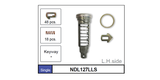 Uncoded Lock NDL127LLS - Nice Products | Universal Auto Spares