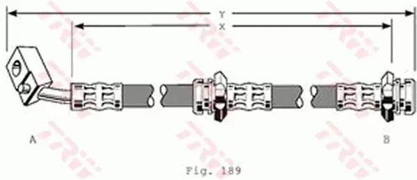Brake Hose PHD133 - TRW