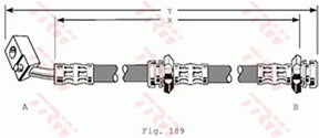 Brake Hose PHD133 - TRW