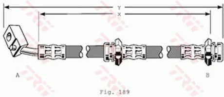 Brake Hose PHD133 - TRW