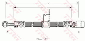 Brake Hose PHD153 - TRW
