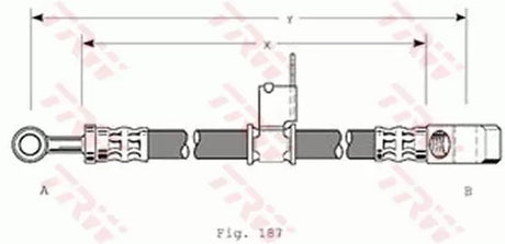 Brake Hose PHD153 - TRW