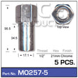 Mag Nuts Pkt 5 MO257-5 - Nice Products | Universal Auto Spares
