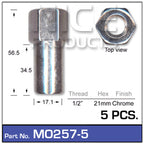 Mag Nuts Pkt 5 MO257-5 - Nice Products | Universal Auto Spares