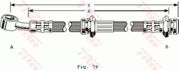 Brake Hose PHD169 - TRW