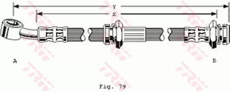 Brake Hose PHD169 - TRW
