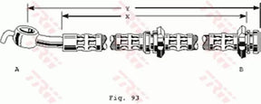 Brake Hose PHD173 - TRW