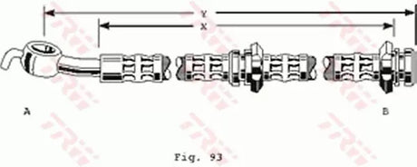 Brake Hose PHD173 - TRW