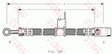 Brake Hose PHD178 - TRW