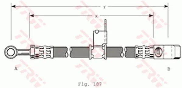 Brake Hose PHD178 - TRW
