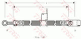 Brake Hose PHD178 - TRW