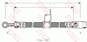 Brake Hose PHD178 - TRW