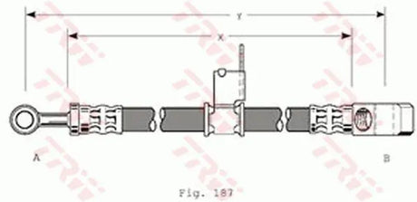 Brake Hose PHD178 - TRW