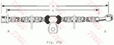 Brake Hose PHD195 - TRW
