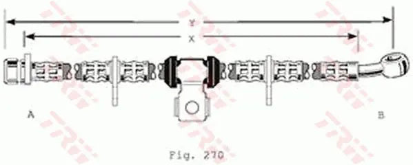 Brake Hose PHD195 - TRW