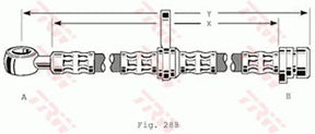 Brake Hose PHD197 - TRW