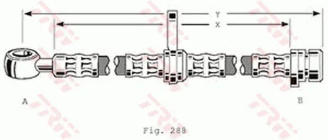 Brake Hose PHD197 - TRW