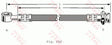 Brake Hose PHD211 - TRW