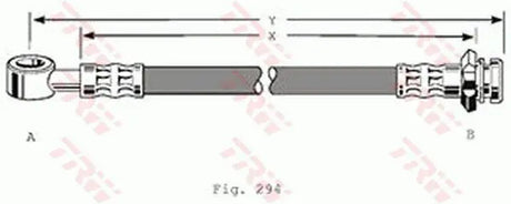 Brake Hose PHD211 - TRW